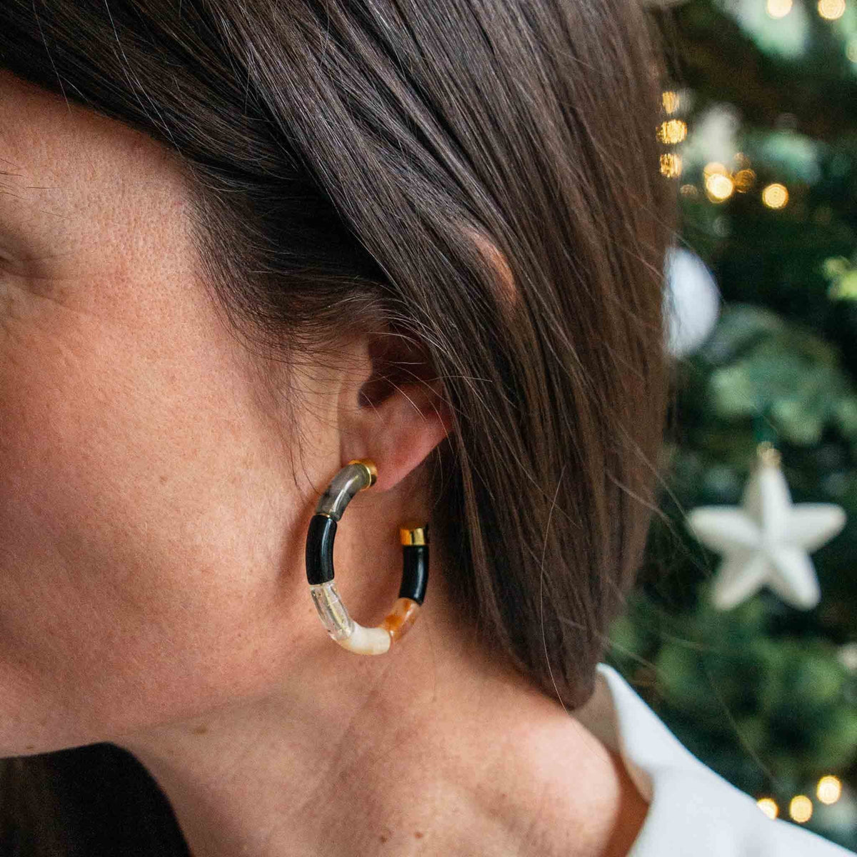 Boucles d'oreilles - Black Night - Bola