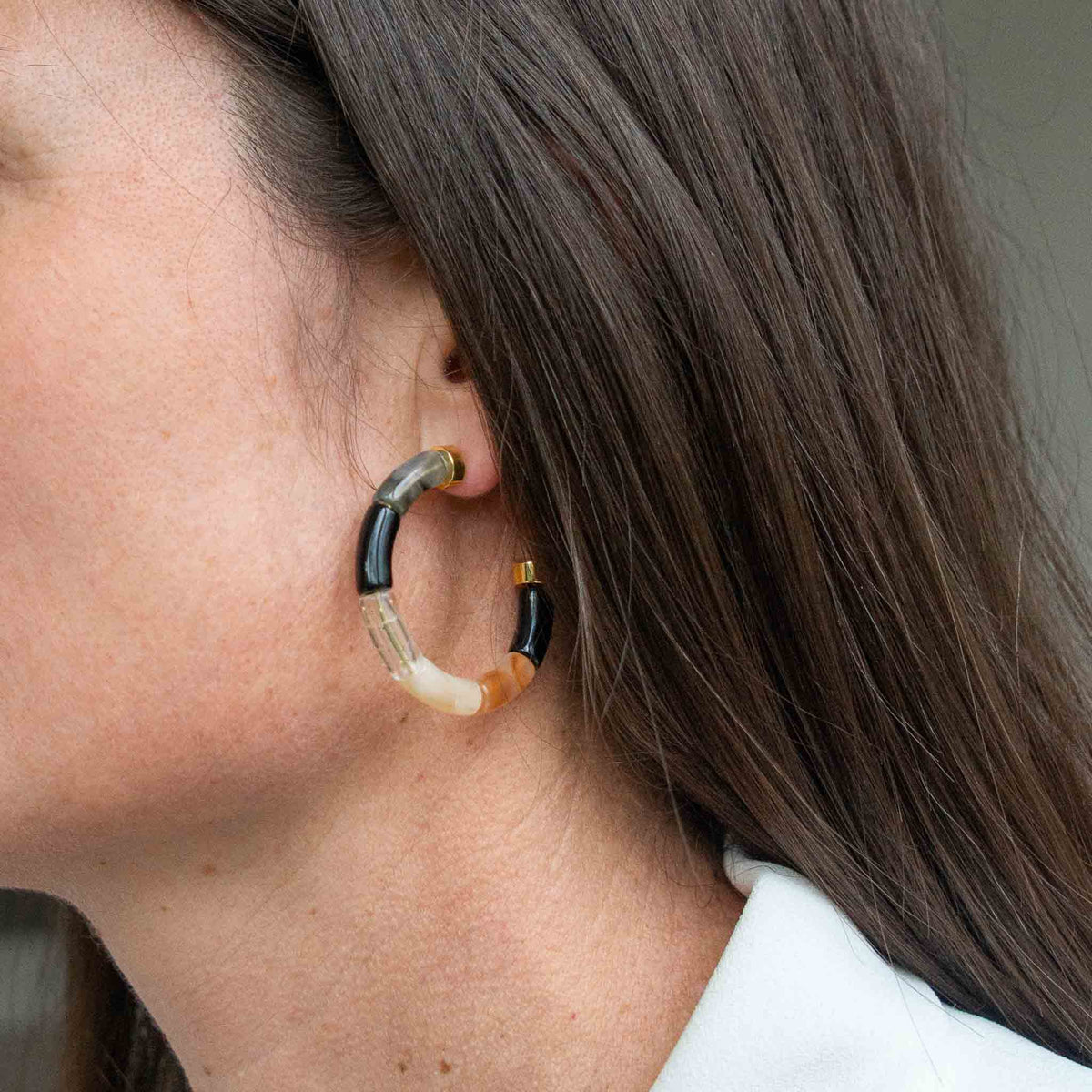 Boucles d'oreilles - Black Night - Bola