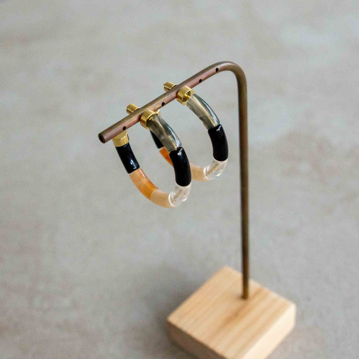 Boucles d'oreilles - Black Night - Bola