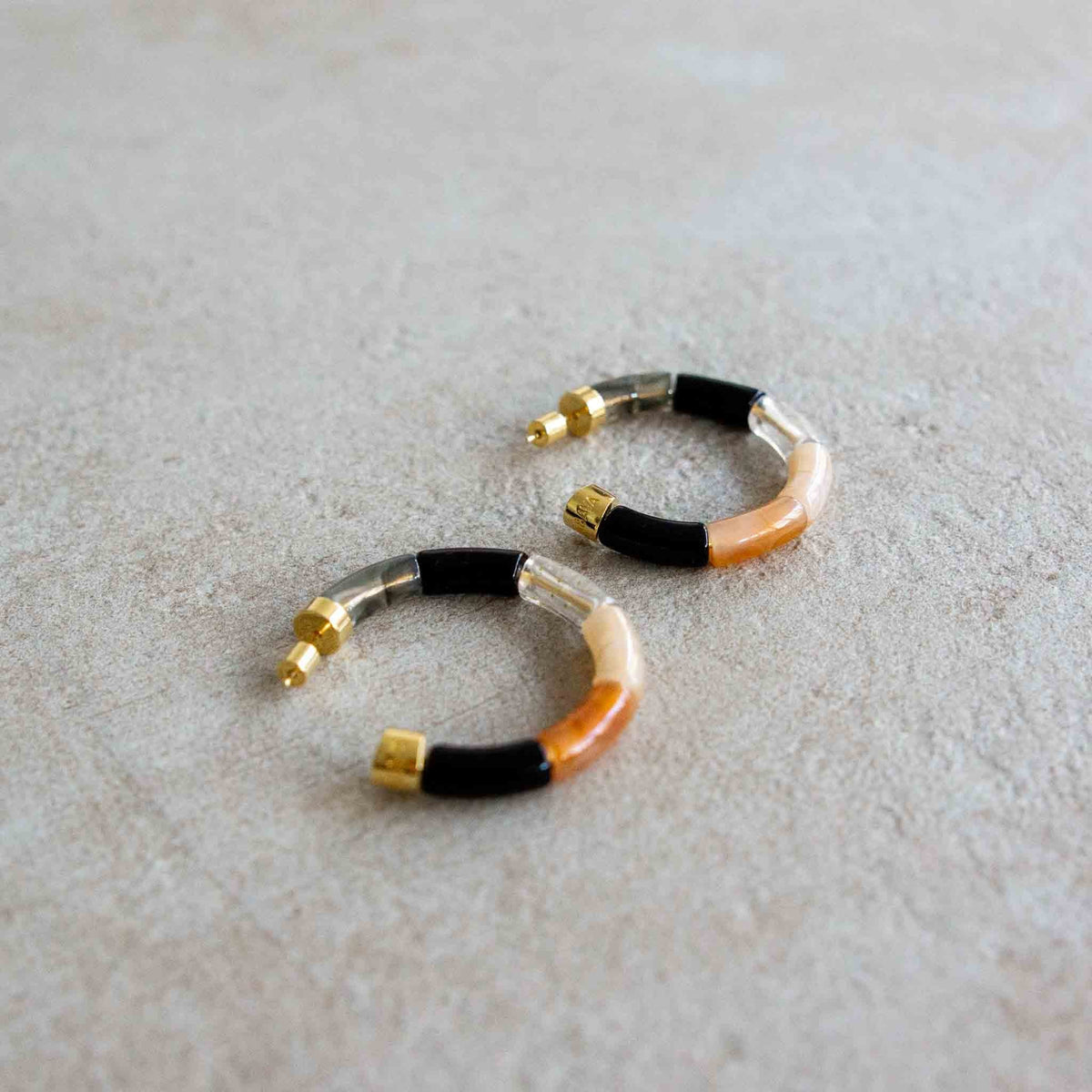 Boucles d'oreilles - Black Night - Bola