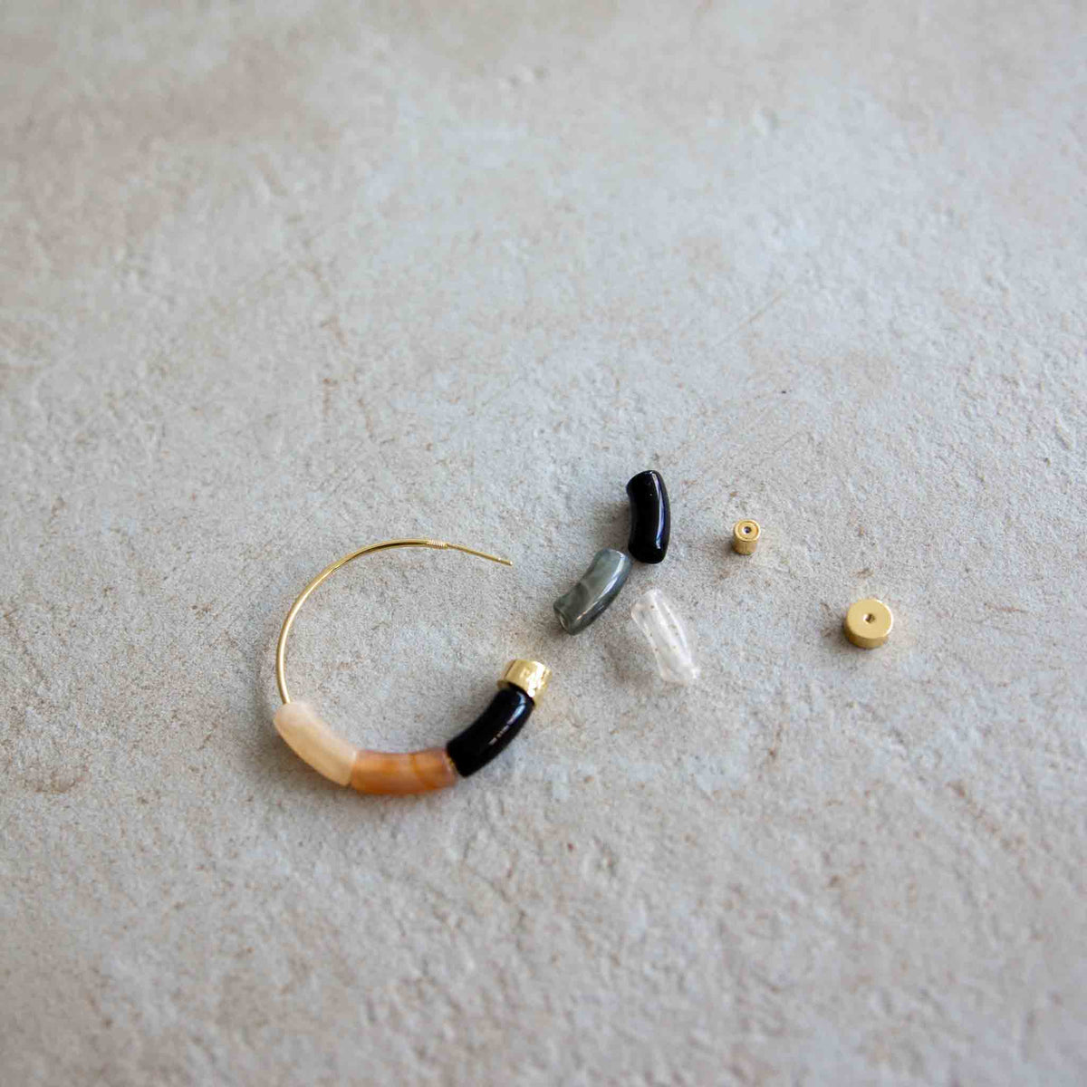Boucles d'oreilles - Black Night - Bola
