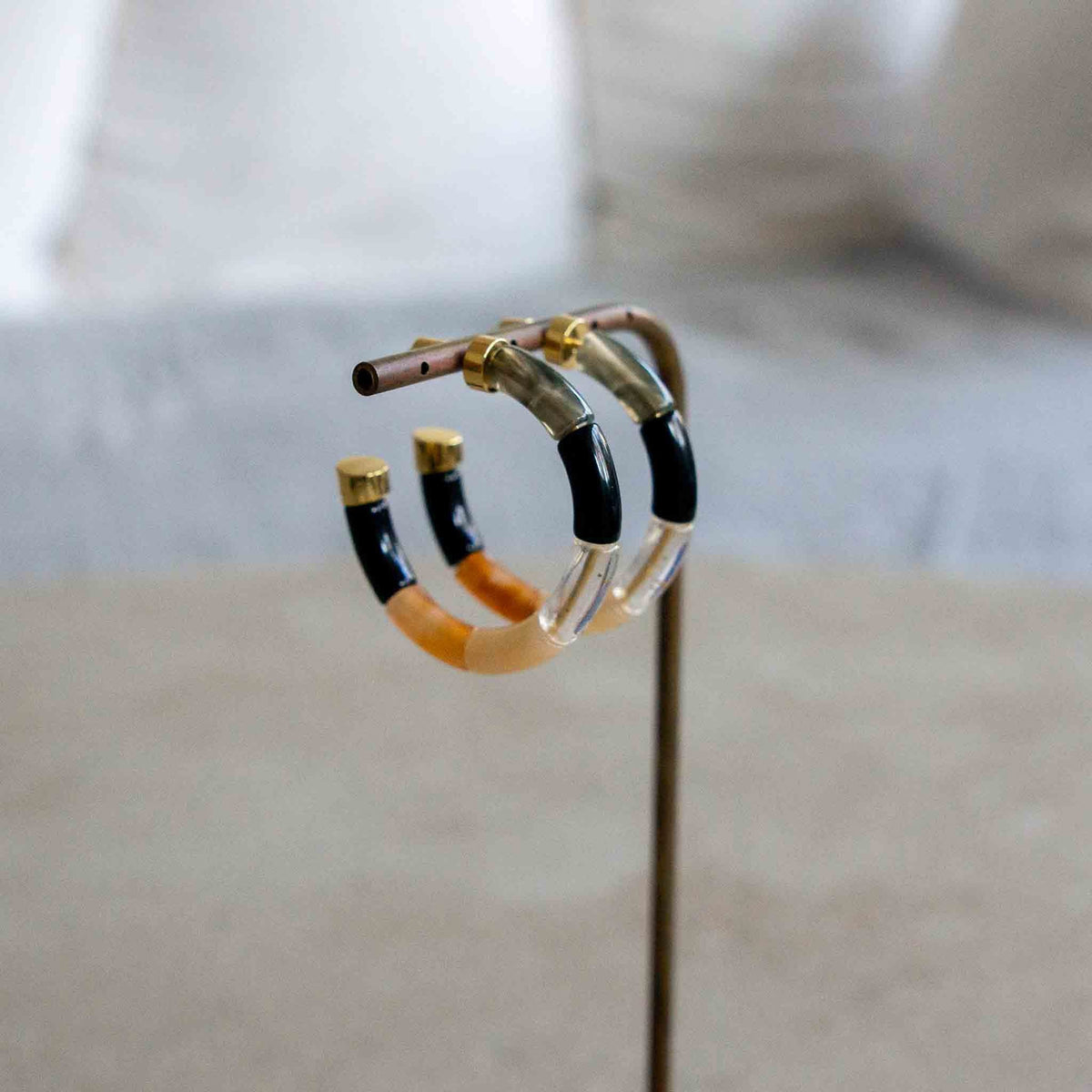 Boucles d'oreilles - Black Night - Bola