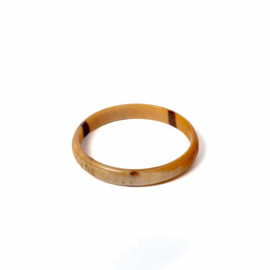 Billy - Naturel Clair - bracelet en corne bicolore