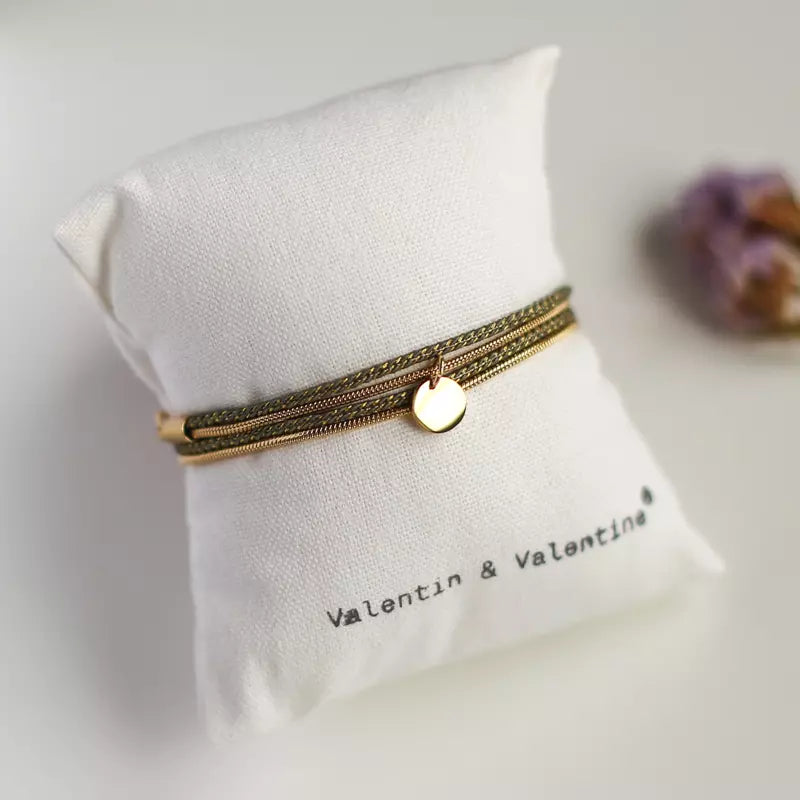 Bracelet pailleté Olive - Valentine