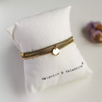 Bracelet pailleté Olive - Valentine
