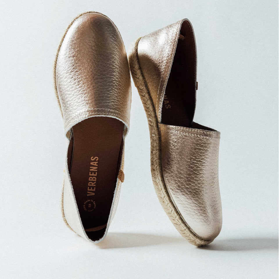 Espadrilles Carmen Nucleo Metal Oro - Femme