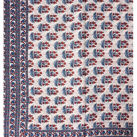 67770 -  Carré Petites Fleurs Indiennes - plusieurs coloris