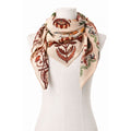 68348 - Carre Laine 4 Motifs