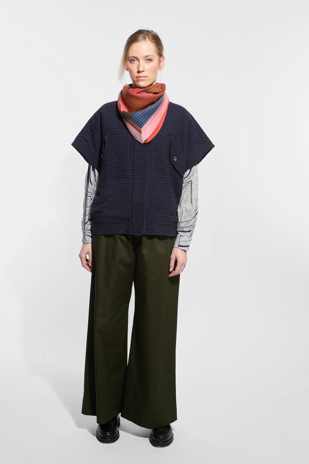 Foulard Op Corail Kaki