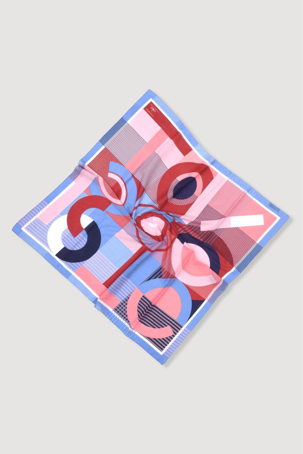 Foulard Ta poesie Rouge Bleu