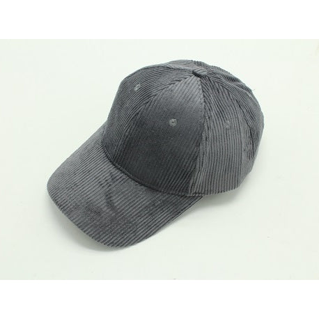 64935 Casquette reglable velours cotelé - plusieurs coloris