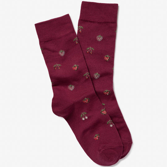 Chaussette Charly - Bordeaux - Femme