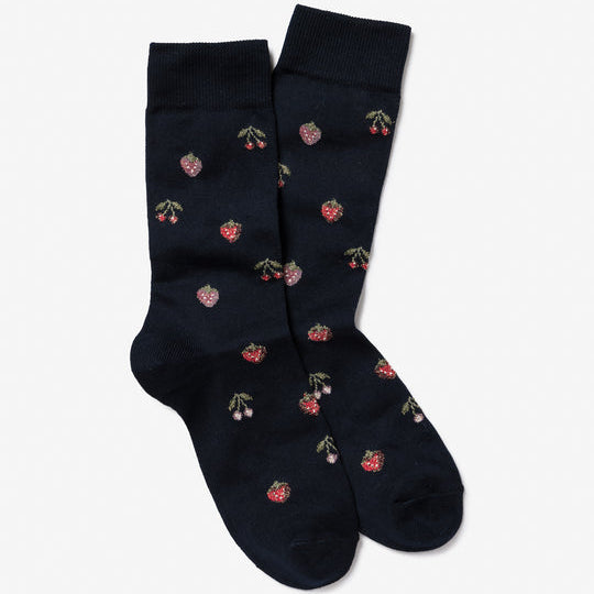 Chaussette Charly - Marine - Femme