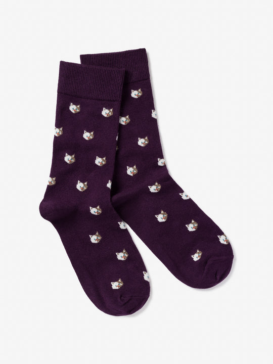 Chaussette Duchesse - Violette - Femme