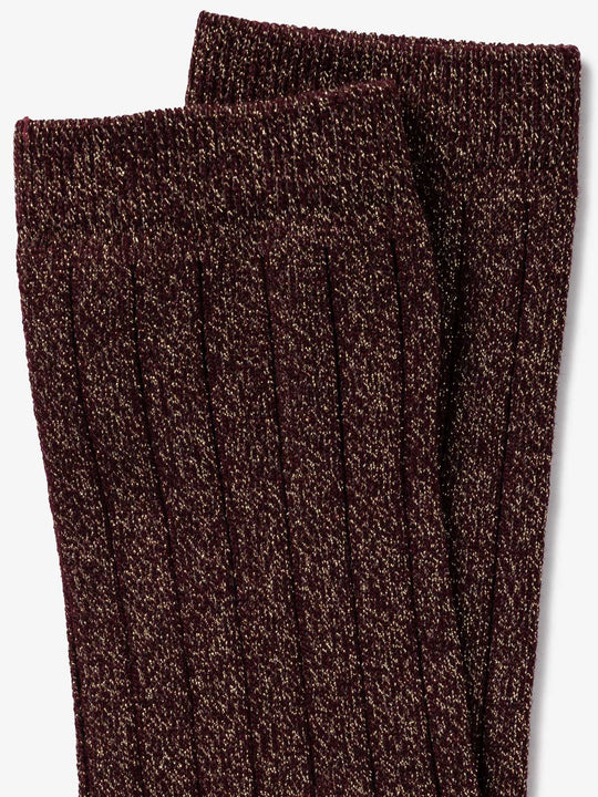 Chaussettes Micky - Bordeaux - Femme