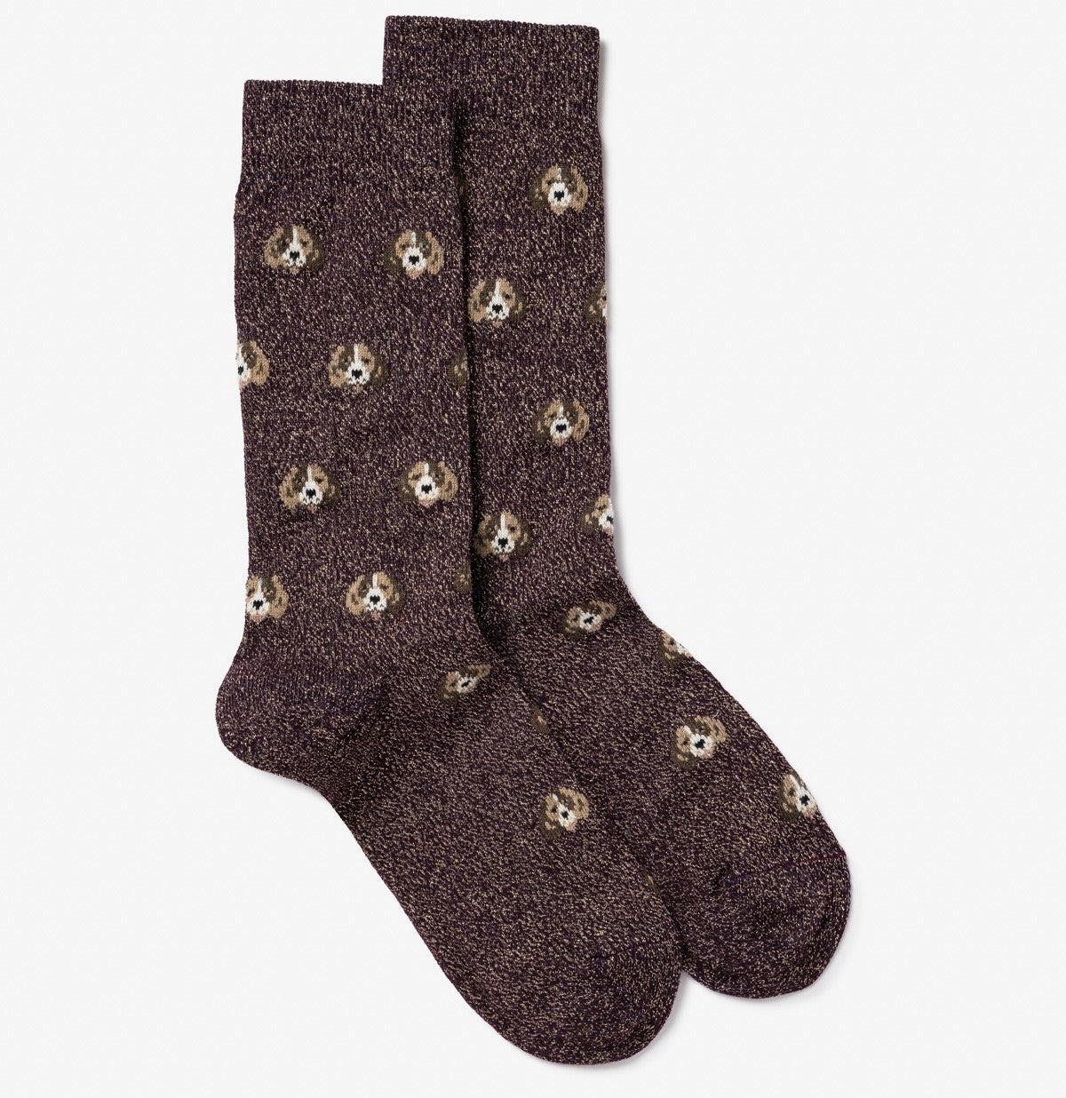 Chaussette Poppy - Aubergine - Femme