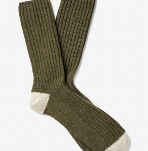 Chaussette Benjamin - Vert Gris - Homme