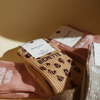 Bichette - Chaussettes pailletés Marron