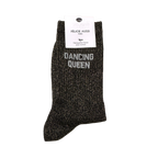 Dancing Queen - Chaussettes paillettes Noir