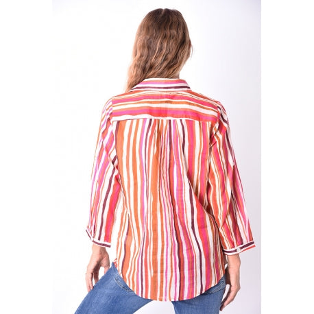 67901 - chemise manche 3/4 - 0523 Bleu clair