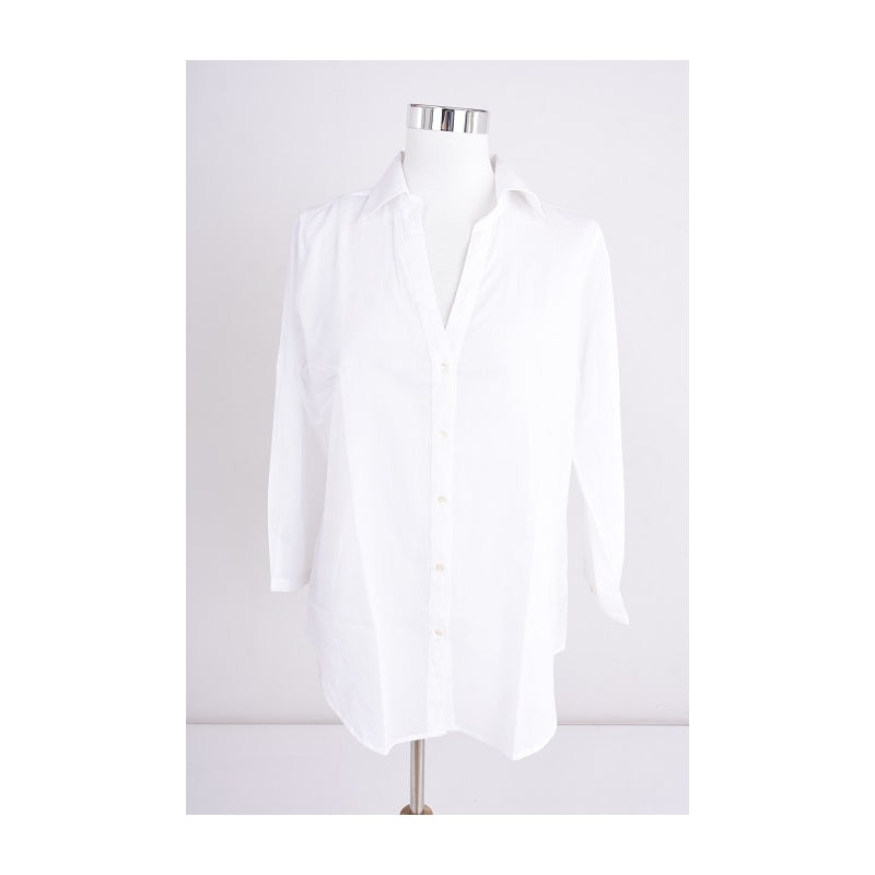 67077 - chemise manche 3/4 - 0100 Blanc
