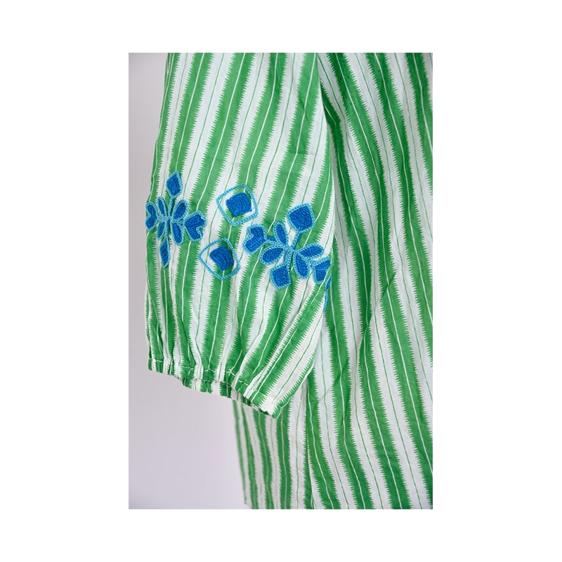 68010 - chemise manche 3/4  - 0800 Vert