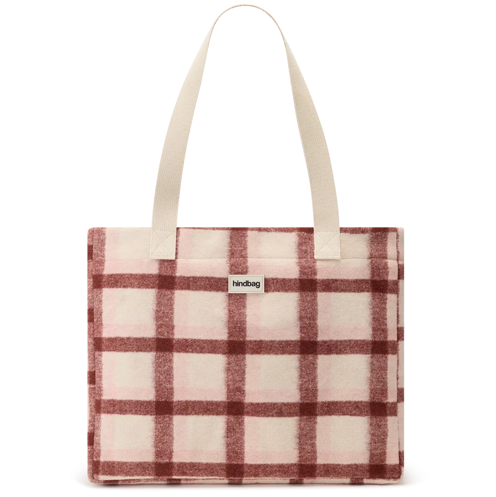Sac Cabas Claude - Tartan Rose