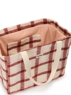 Sac Cabas Claude - Tartan Rose