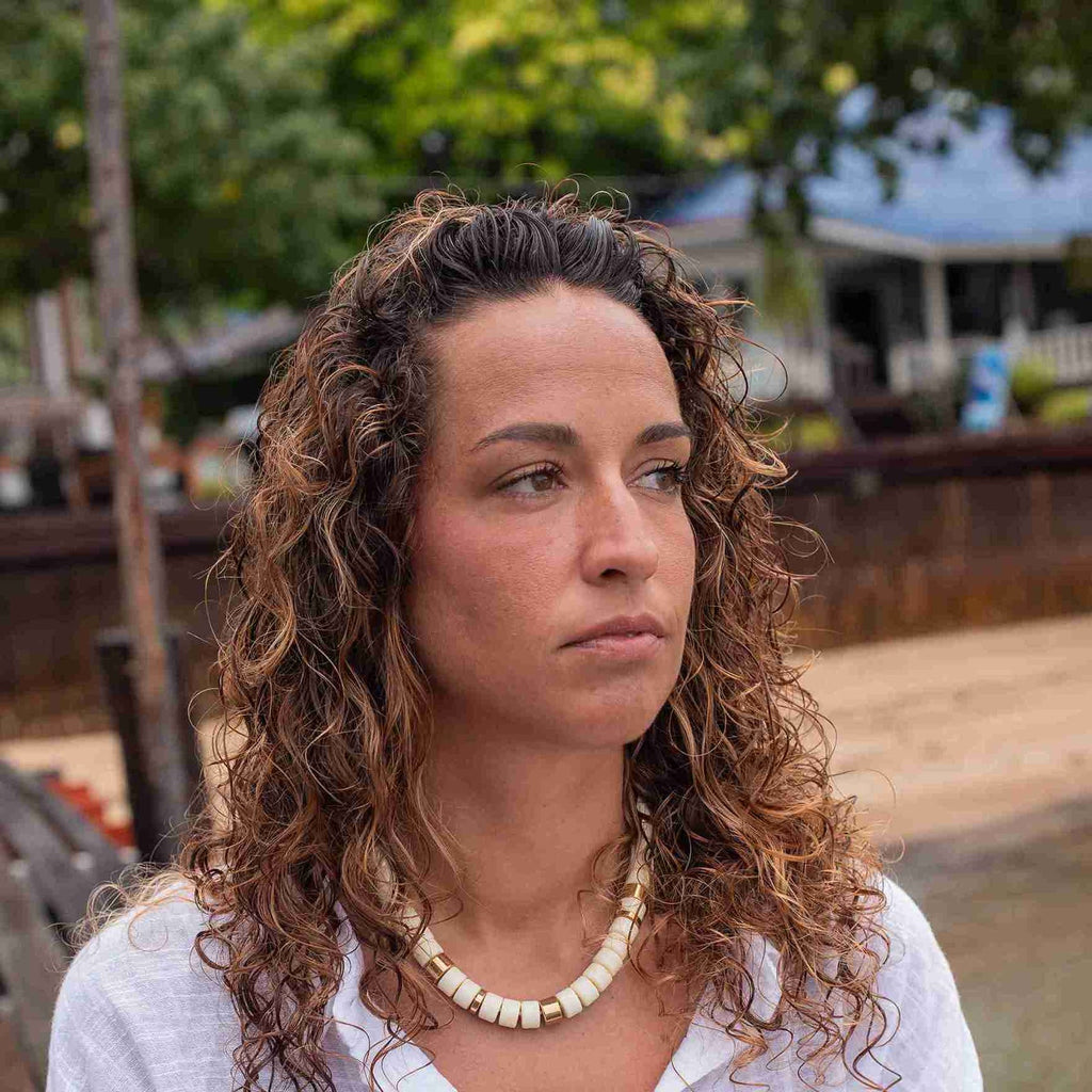 Collier Praia - Ivoire