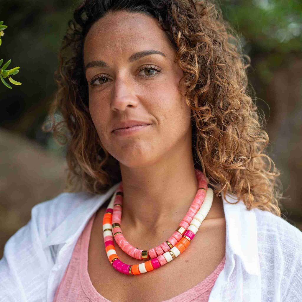 Collier Praia - Laranja Ivoire