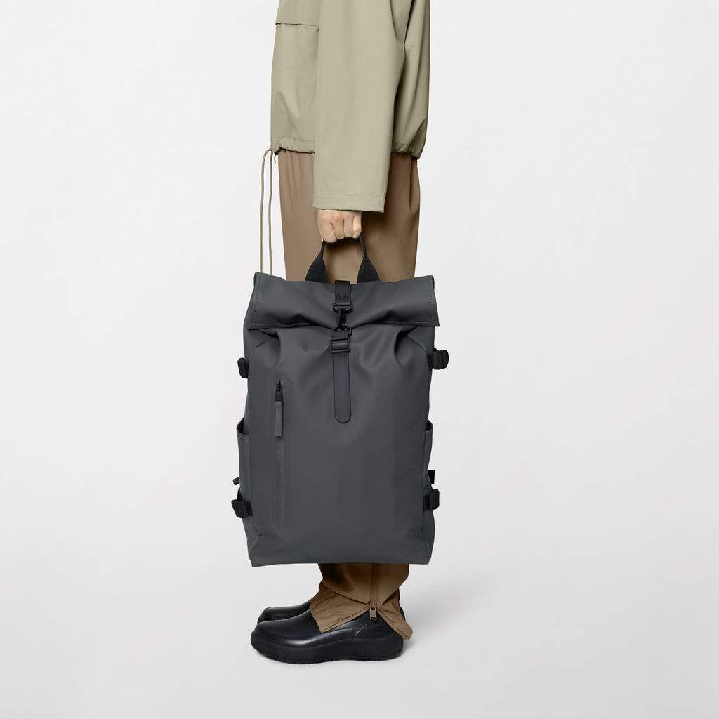 Rolltop Rucksack LARGE - Dark Grey
