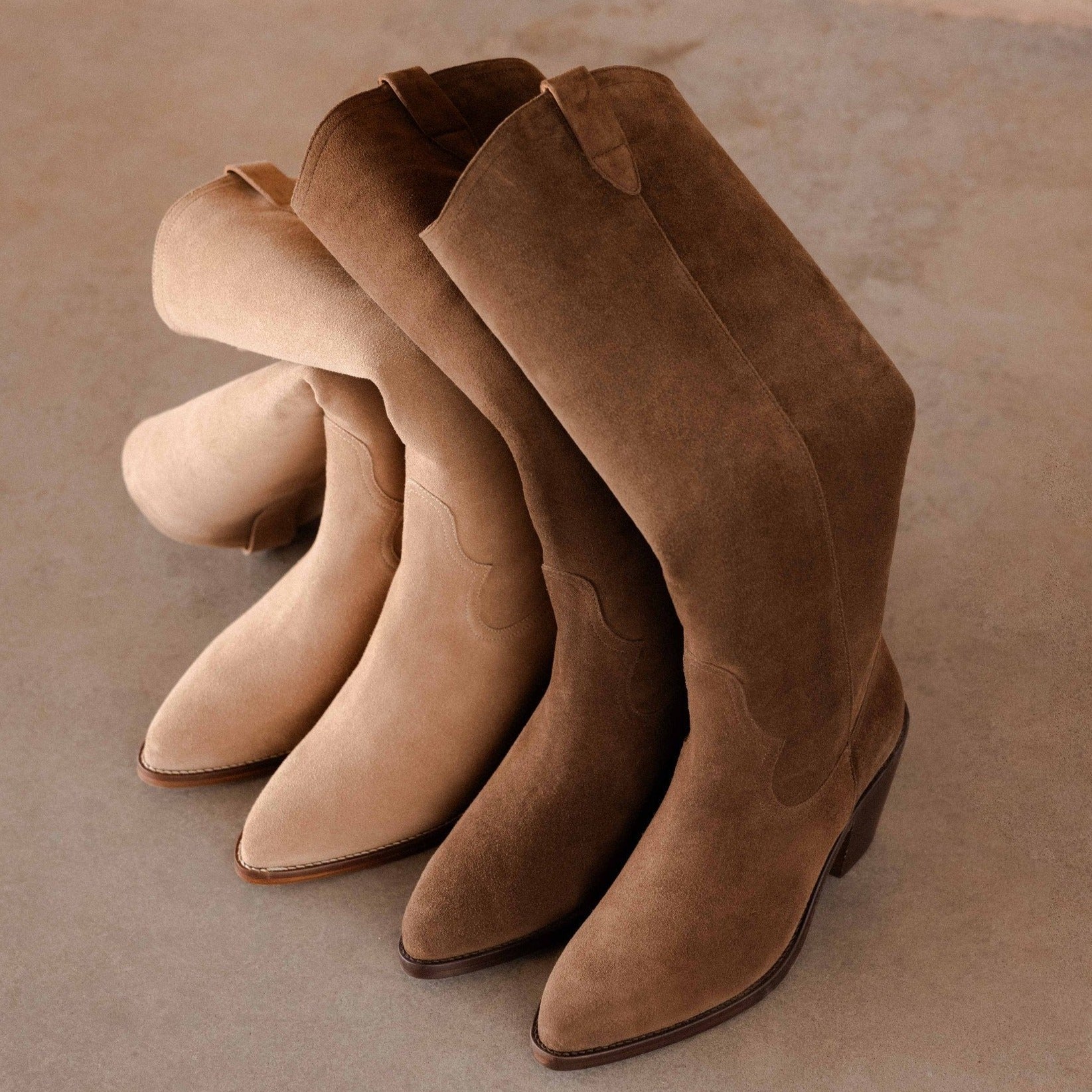 Bottes Dolores - Brun Rockies - Cuir Suédé