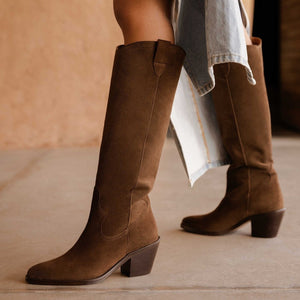 Bottes Dolores - Brun Rockies - Cuir Suédé
