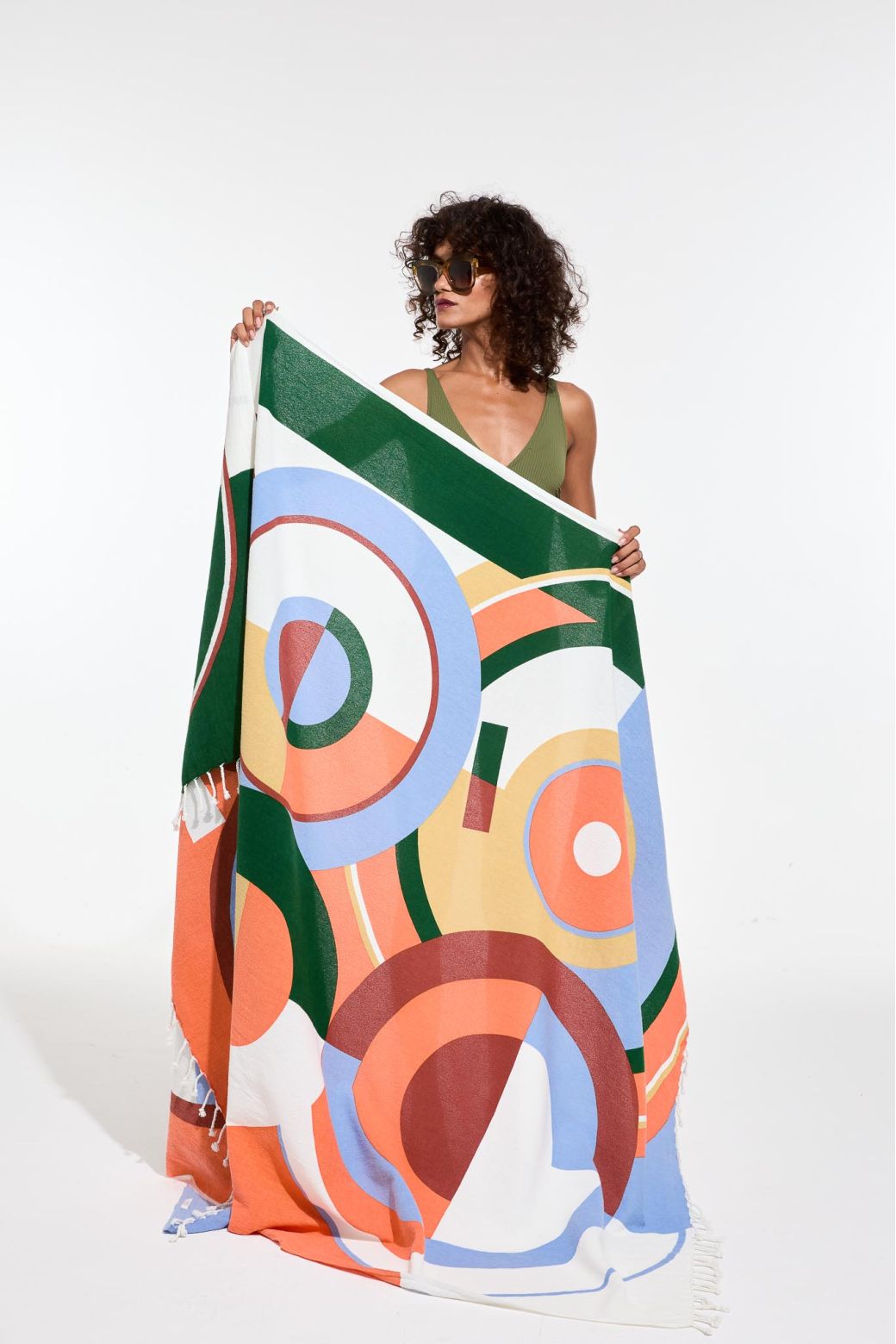 Drap de plage Rêve Ta Poesie Corail Nuage