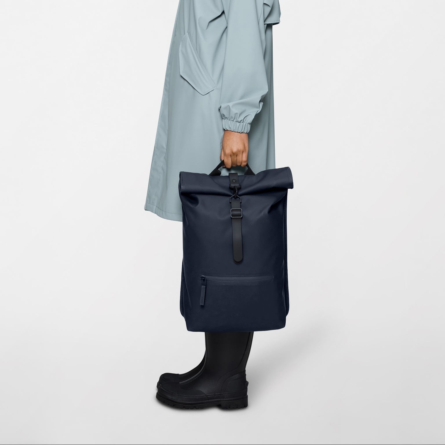 Rolltop Rucksack - Navy