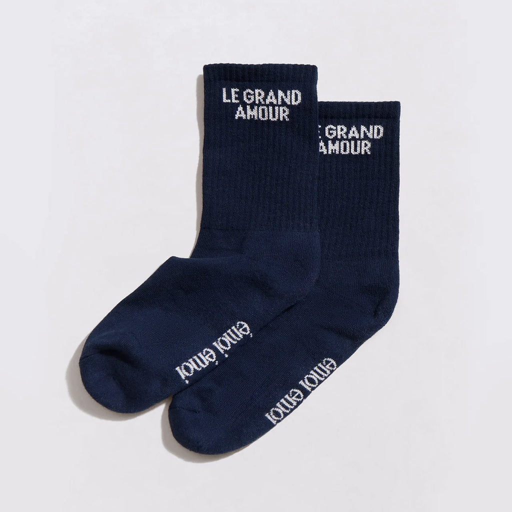 Chaussette Le grand Amour  - Bleu Nuit - Homme