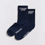Chaussette Le grand Amour  - Bleu Nuit - Homme