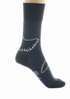 CHAUSSETTES FEMME EN LAINE MOTIF GRUE SAUVAGE