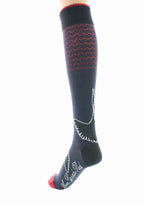 MI-BAS FEMME EN LAINE MOTIF GRUE SAUVAGE