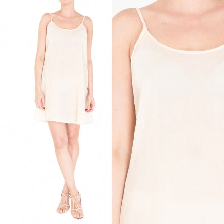 64877 - Fond de robe Ecru
