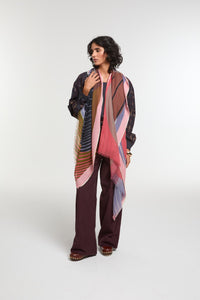 Foulard Astre Parme