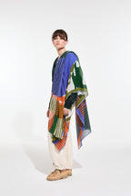 Foulard Cascade Bleu Vert