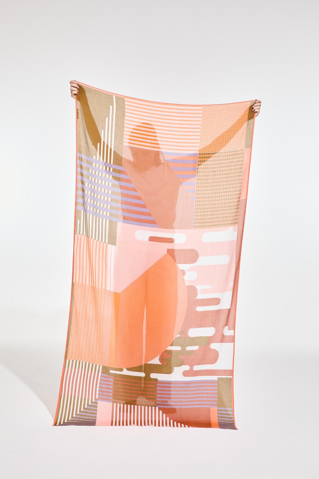Foulard Cascade Corail