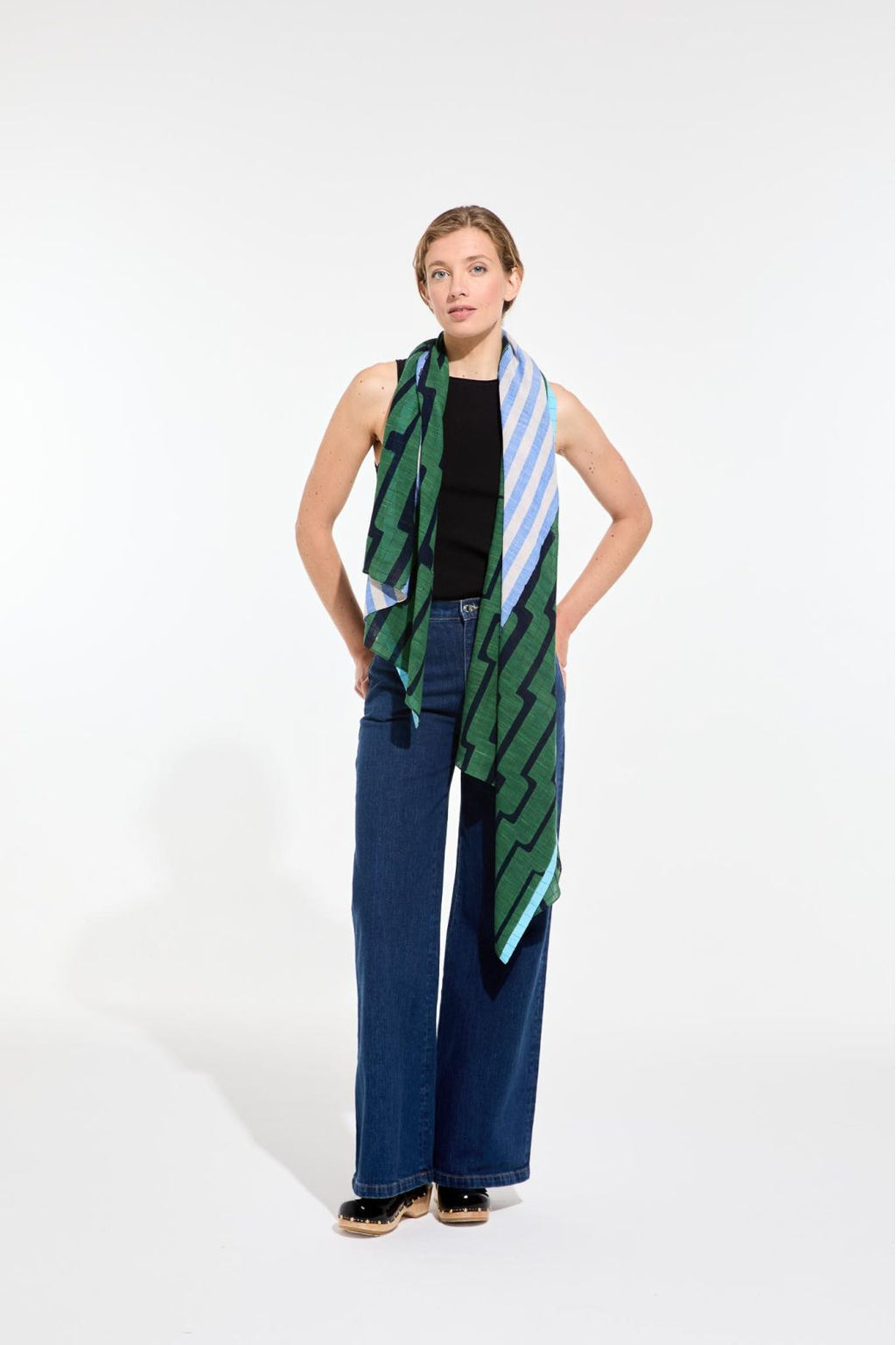 Foulard Celeste Amazone