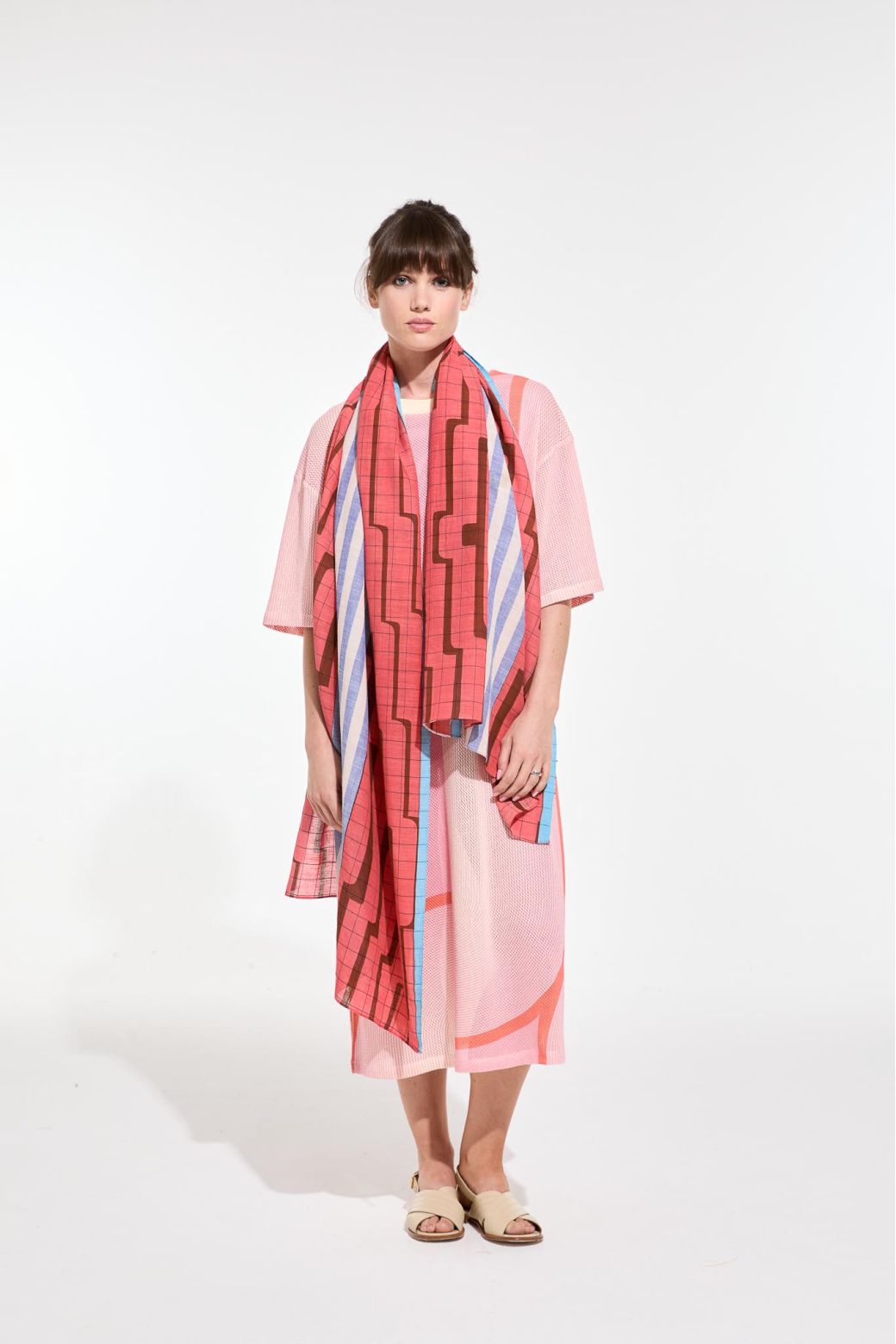 Foulard Celeste Blush