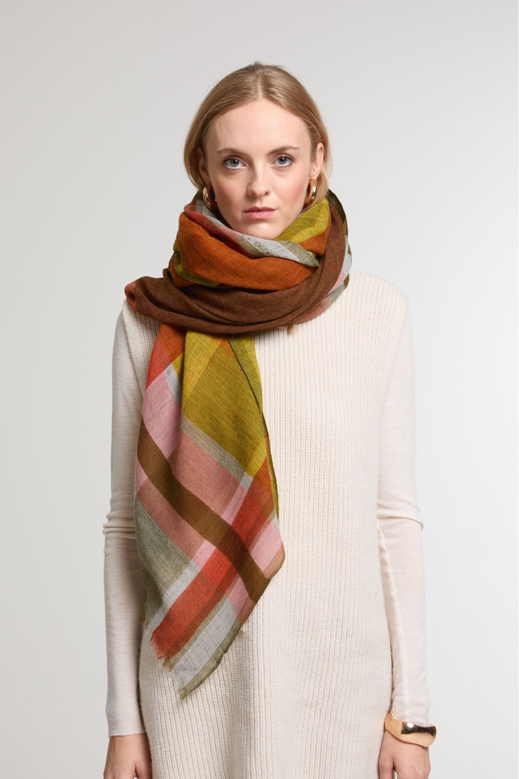 Foulard Divine Ocre