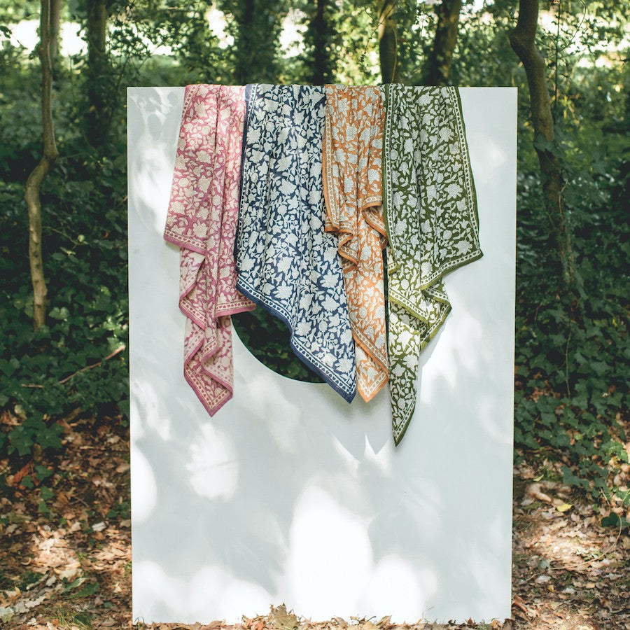 Foulard Apaches Latika - Coeur - Châtaigne