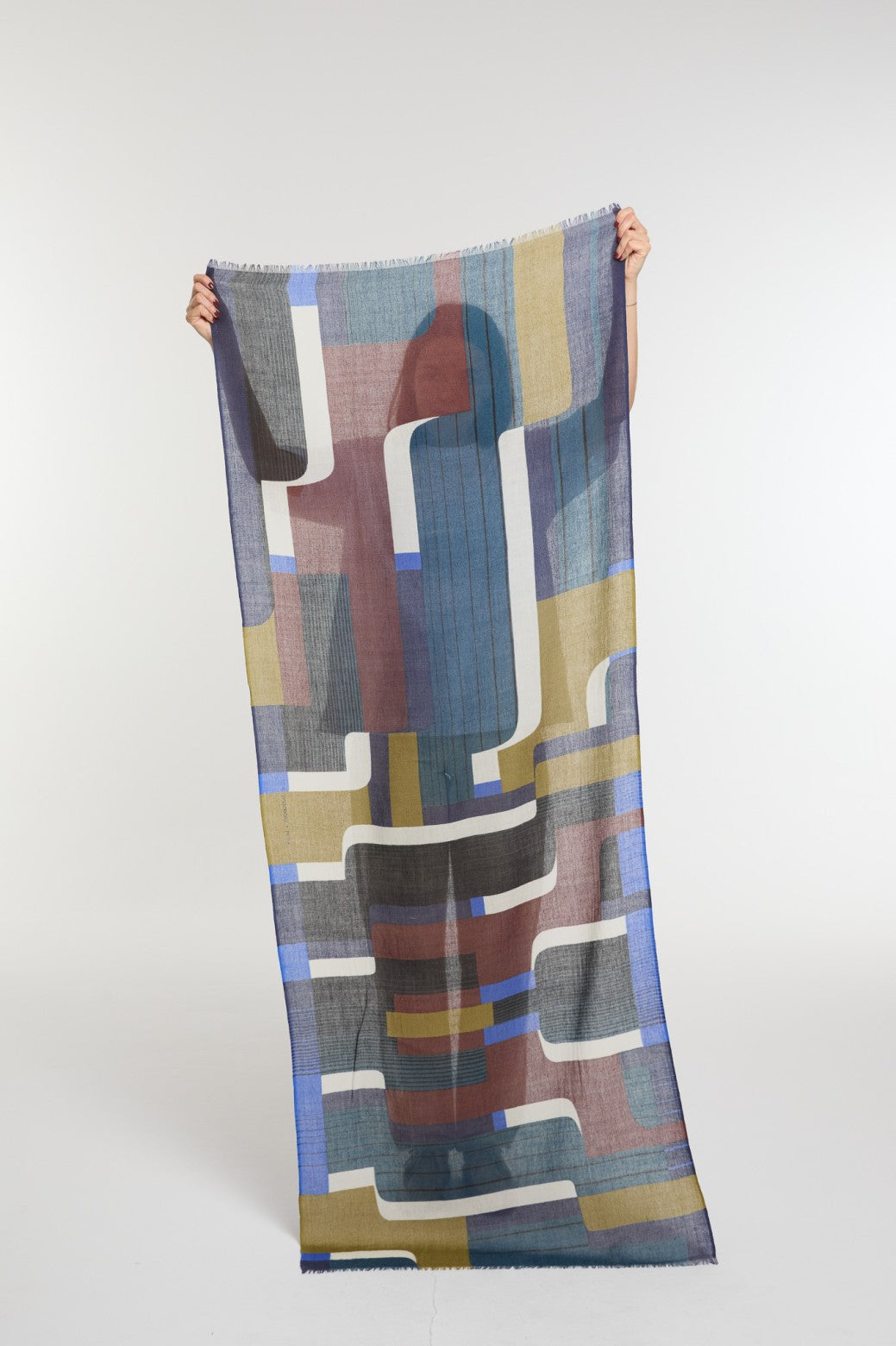 Foulard Petra Bleu