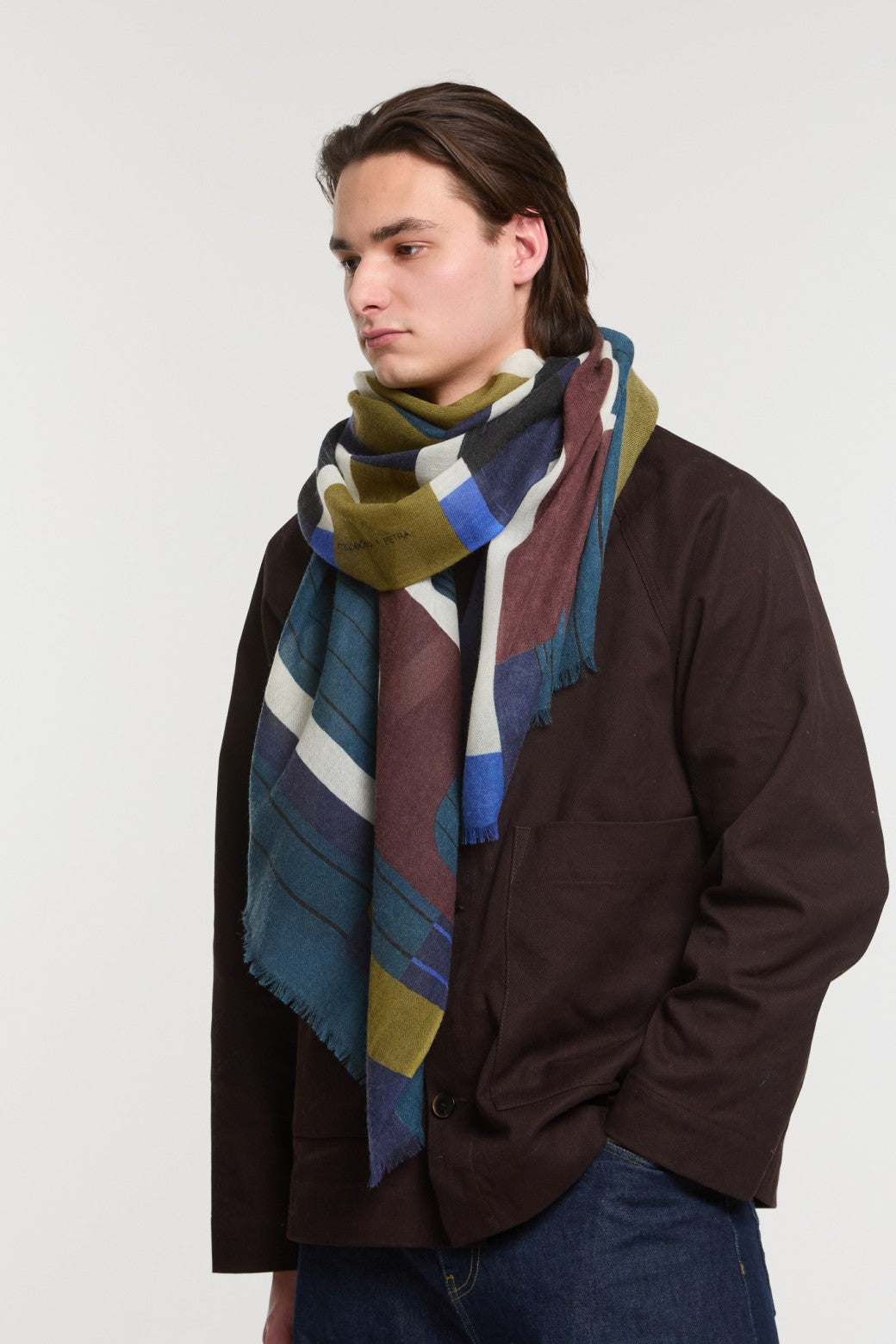 Foulard Petra Bleu