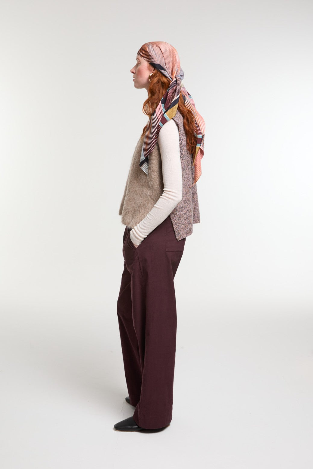 Foulard en soie Prisme Nuit